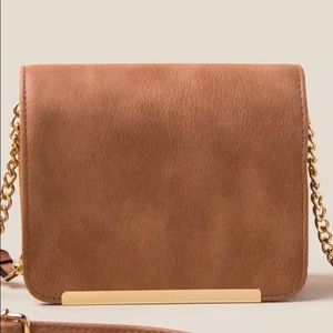 Clarice Mini Cognac Crossbody